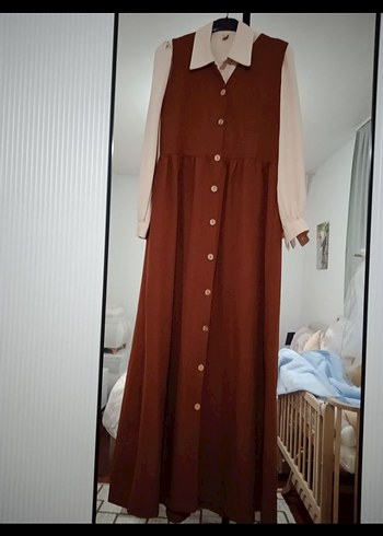 Kahverengi Deri Kemerli Uzun jile - Görsel 7