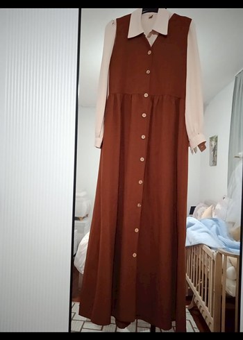 Kahverengi Deri Kemerli Uzun jile - Görsel 8