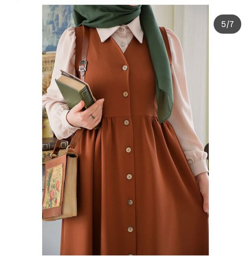 Kahverengi Deri Kemerli Uzun jile - Görsel 3