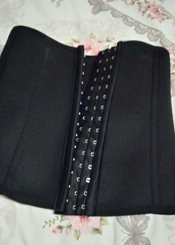 Siyah Midi karın düzleyici bel şekillendirici Korse - Görsel 6