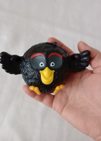 Renkli Siyah Kuş Figürü