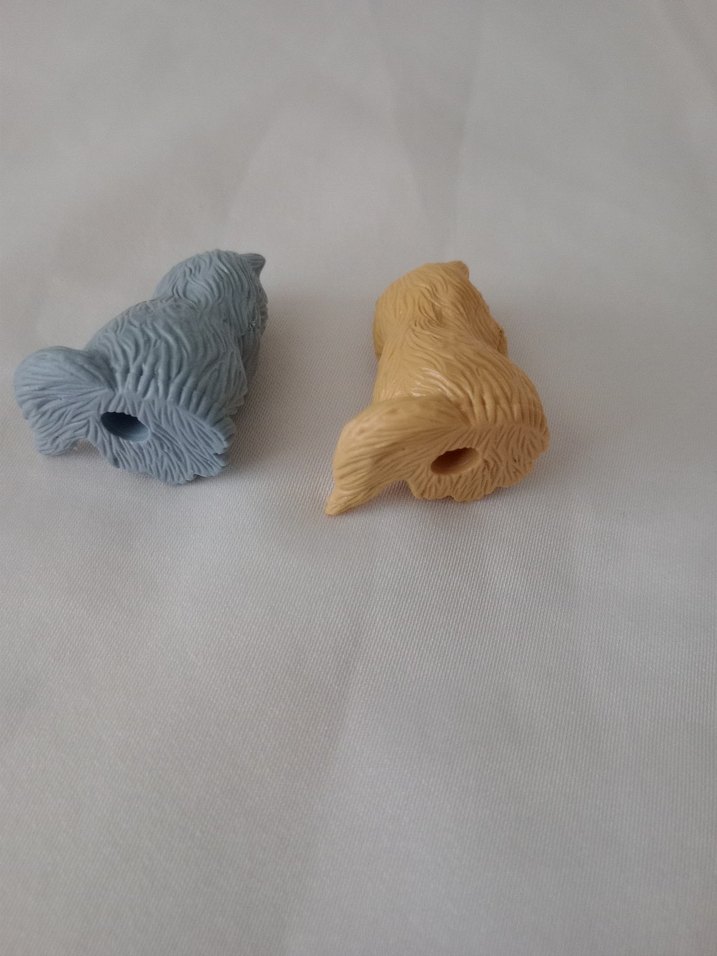 Pastel Renkli 2'li Kedi Figürleri - Görsel 3