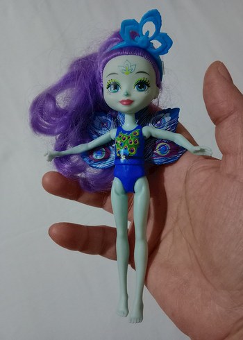 Mor Saçlı Renkli Kelebek Bebek - Görsel 3