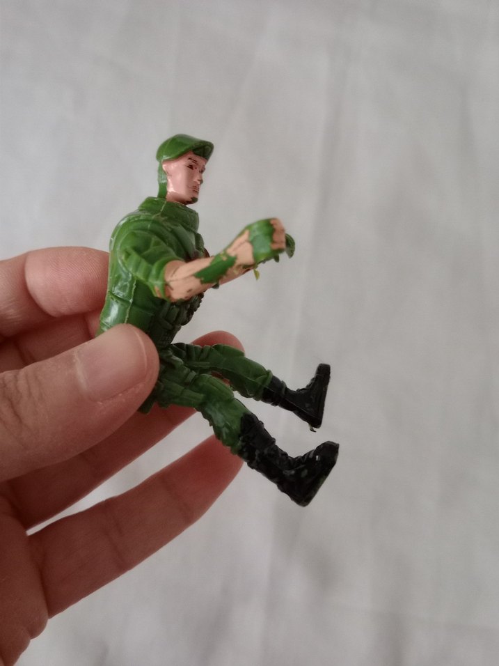 Askeri Tarzda Yeşil Aksiyon Figürü - Görsel 3