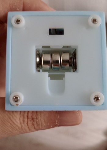 Mavi Renkli Işıklı Figürlü Dekoratif Fener - Görsel 5