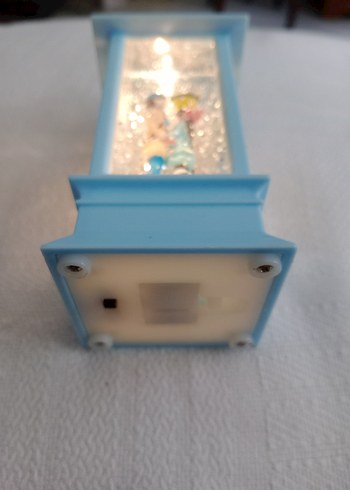 Mavi Renkli Işıklı Figürlü Dekoratif Fener - Görsel 3