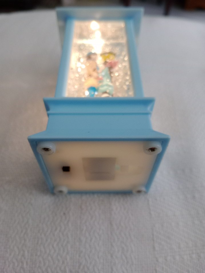 Mavi Renkli Işıklı Figürlü Dekoratif Fener - Görsel 3