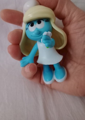 Pastel Mavi Şirinler Figürü - Görsel 5