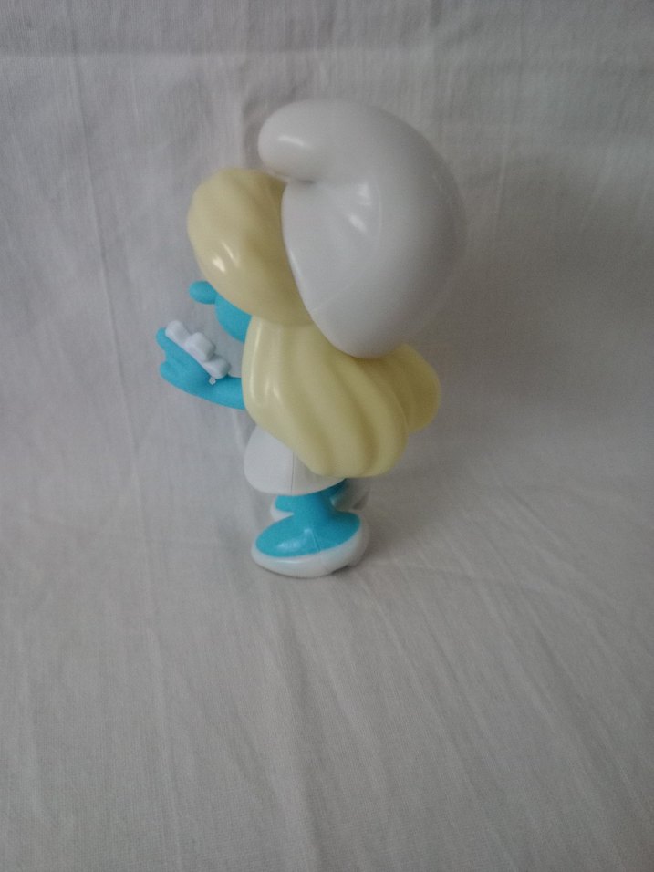 Pastel Mavi Şirinler Figürü - Görsel 4