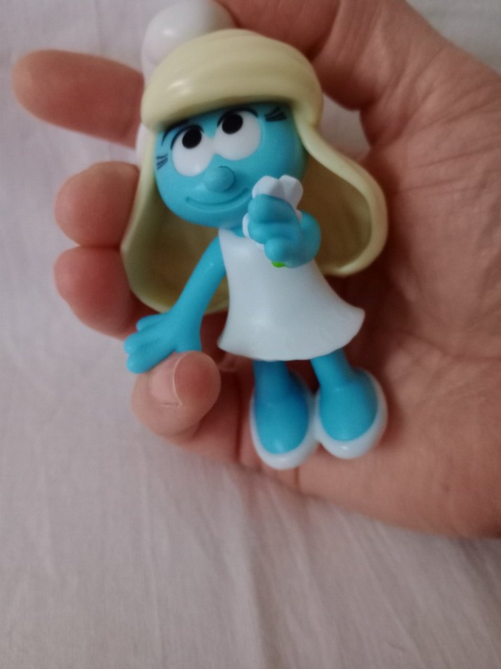 Pastel Mavi Şirinler Figürü - Görsel 5