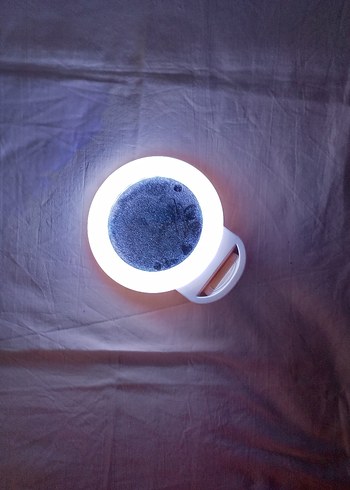 Işıklı Şarjlı Beyaz El Aynası - Görsel 20