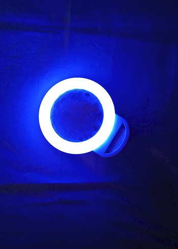 Işıklı Şarjlı Beyaz El Aynası - Görsel 9