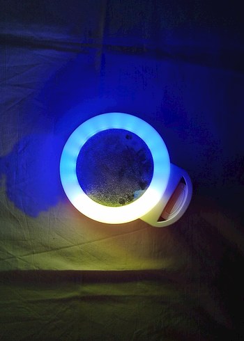 Işıklı Şarjlı Beyaz El Aynası - Görsel 12