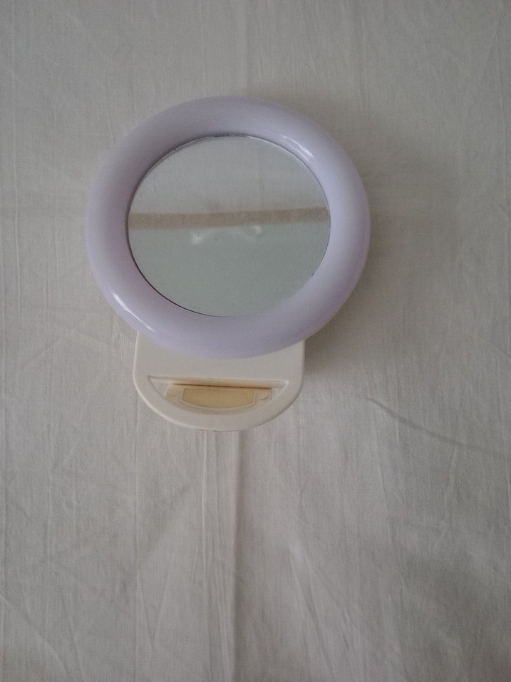 Işıklı Şarjlı Beyaz El Aynası - Görsel 2