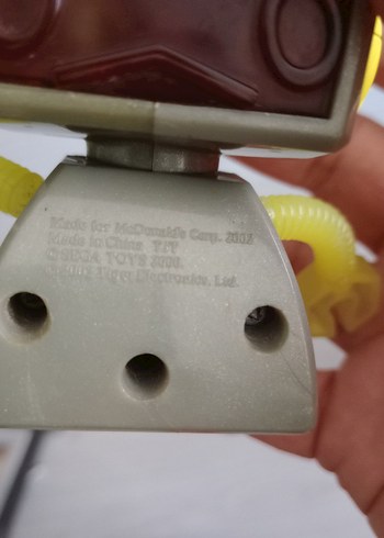 Sarı ve Gri Robot Figür Oyuncak - Görsel 6