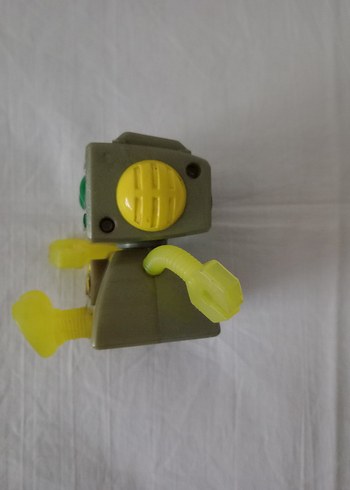 Sarı ve Gri Robot Figür Oyuncak - Görsel 2
