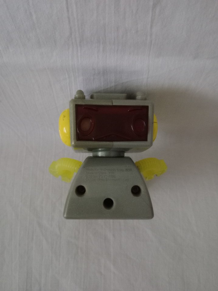 Sarı ve Gri Robot Figür Oyuncak - Görsel 3