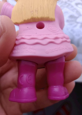 Pembe Pastel Renkli Kız Figür Oyuncak - Görsel 5