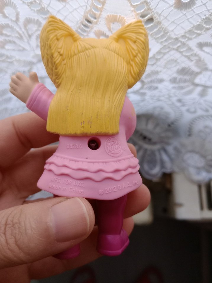 Pembe Pastel Renkli Kız Figür Oyuncak - Görsel 4