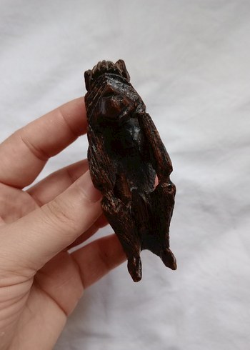 Kahverengi Üçlü Maymun Figür Seti - Görsel 5