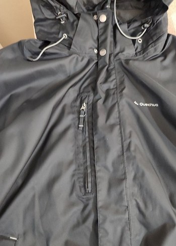 3xl Beden decathlon siyah yağmurluk mont