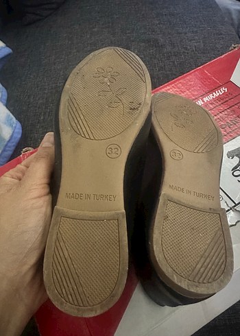 Kız Çocuk Siyah Fiyonk Detaylı Babet - Görsel 4