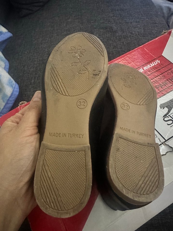 Kız Çocuk Siyah Fiyonk Detaylı Babet - Görsel 4