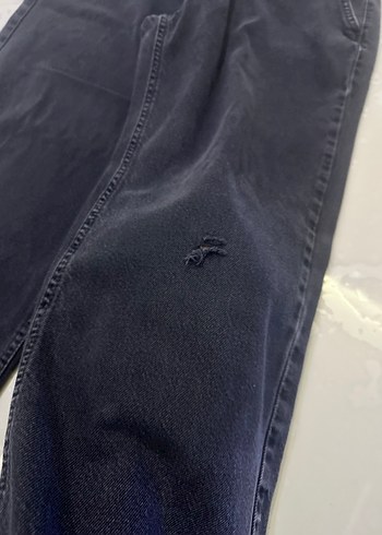 Gri Erkek Denim Rahat Kesim Pantolon - Görsel 2