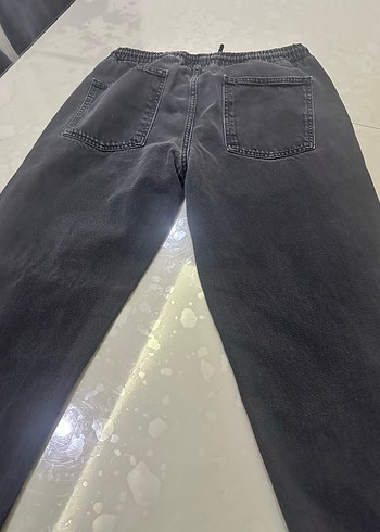 Gri Erkek Denim Rahat Kesim Pantolon - Görsel 3