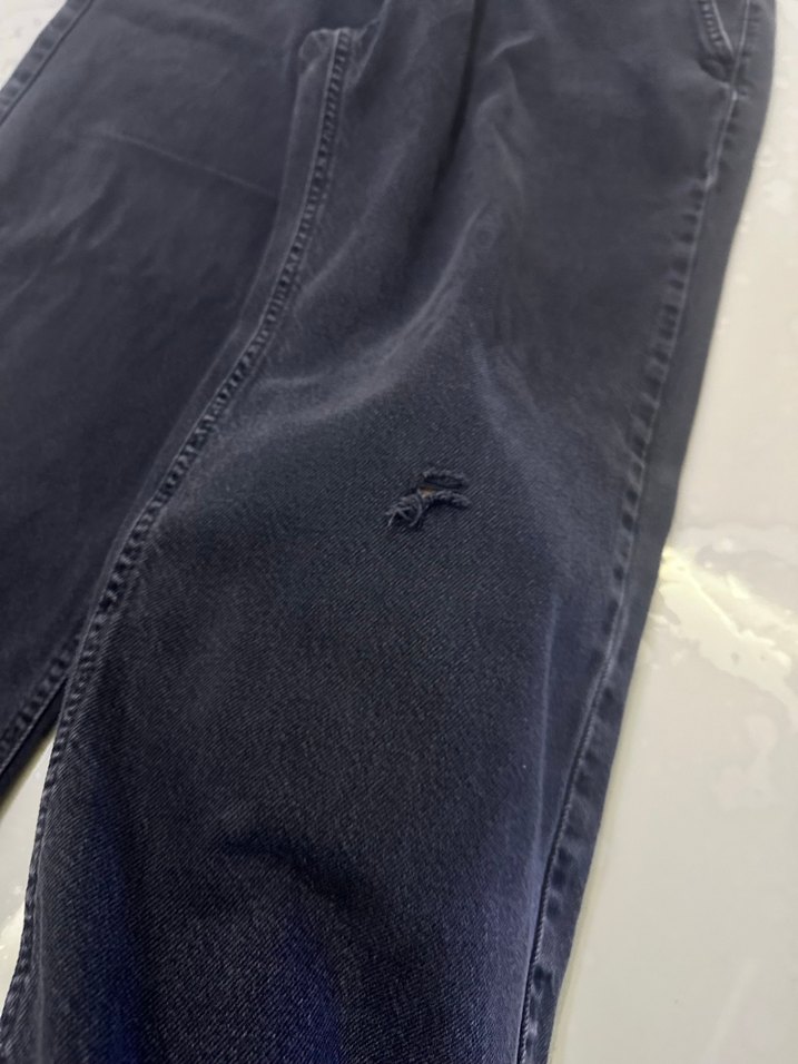 Gri Erkek Denim Rahat Kesim Pantolon - Görsel 2