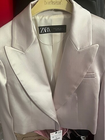 zara crop blazer