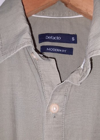 Defacto Modern Fit Gri Gomlek