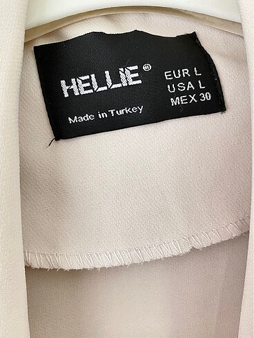 l Beden Beyaz blazer ceket