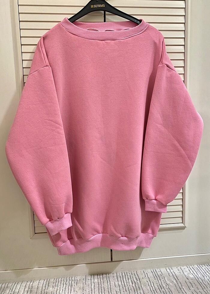 Şeker pembesi sweatshirt - Görsel 2