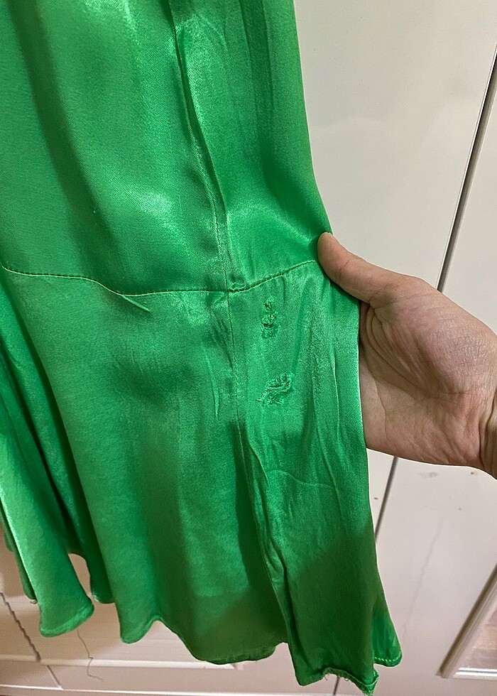 Saten Şık Elbise - Görsel 3