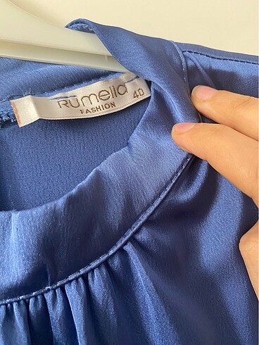 Şık Mavi Elbise - Görsel 5