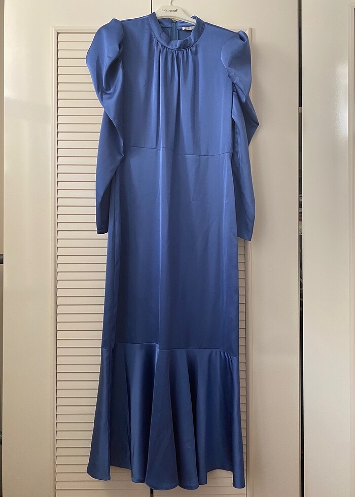 Şık Mavi Elbise - Görsel 2