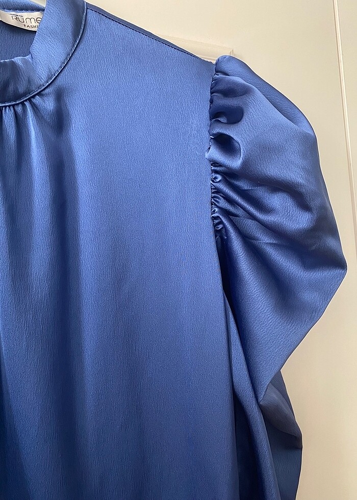 Şık Mavi Elbise - Görsel 4