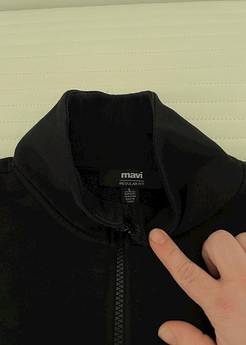 Mavi jean erkek sweit - Görsel 4