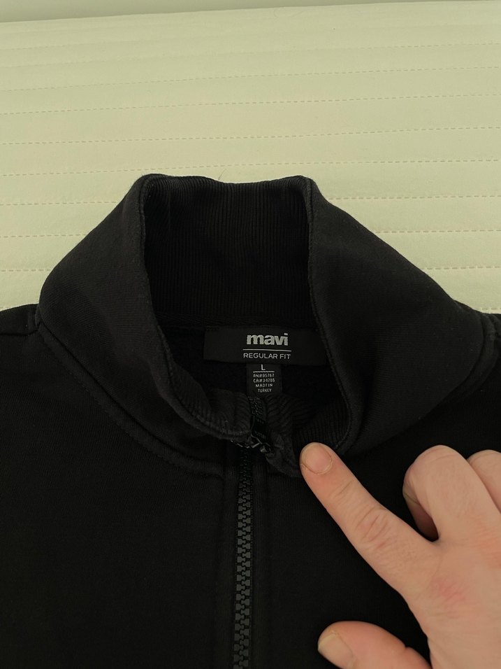 Mavi jean erkek sweit - Görsel 4