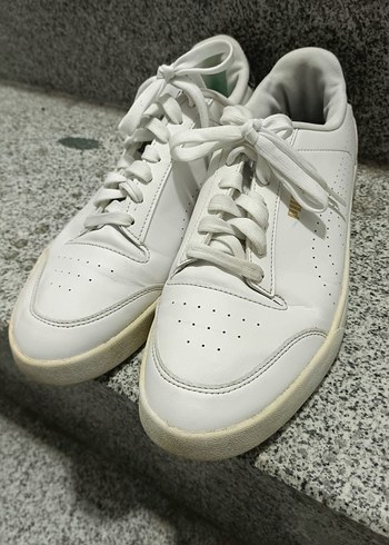 Beyaz Laced Puma erkek spor ayakkabı - Görsel 3