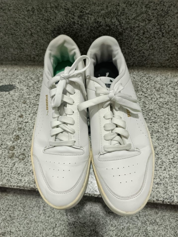 Beyaz Laced Puma erkek spor ayakkabı - Görsel 2