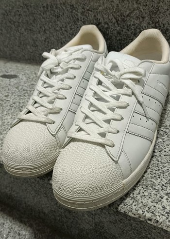 Adidas Beyaz Bağcıklı erkek spor ayakkabı - Görsel 3