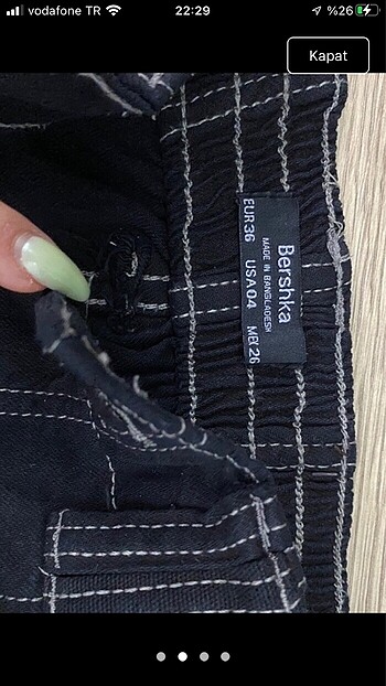 36 Beden Bershka pantolon
