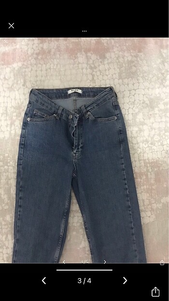 xs Beden pantolon mavi