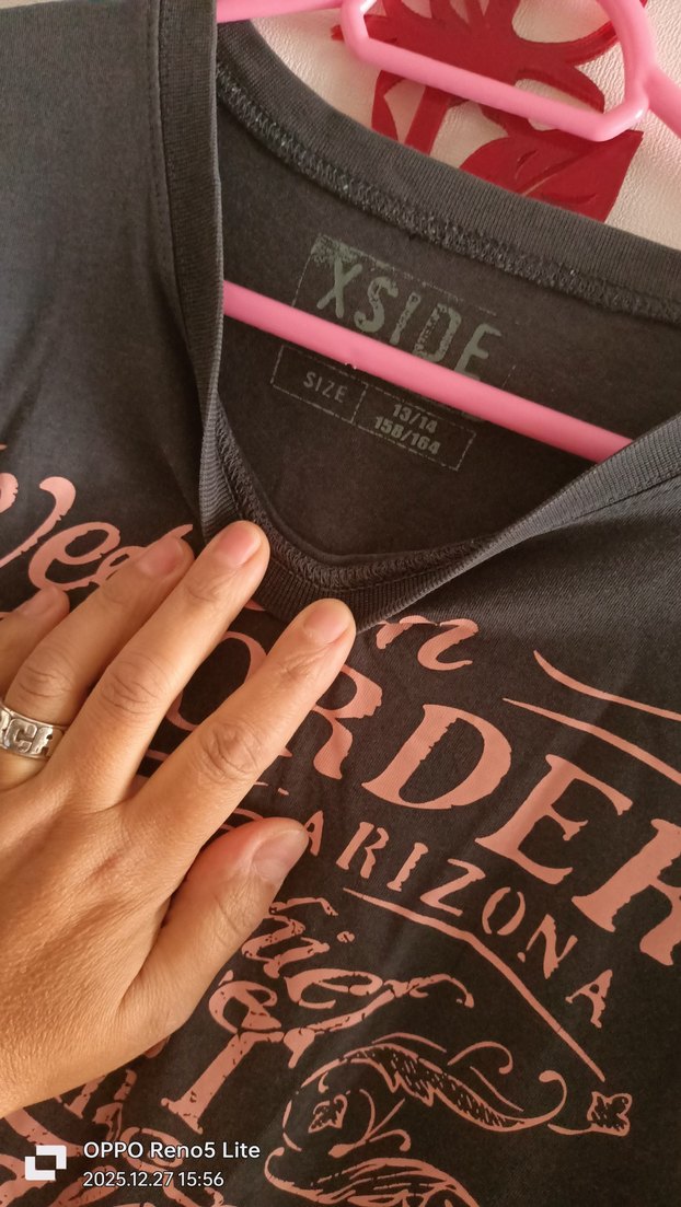 Kahverengi Baskılı Kısa Kollu Hamile Tişörtü - Görsel 2