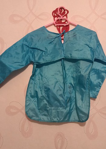 Parlak Mavi Bebek Mama Önlüğü - Görsel 3