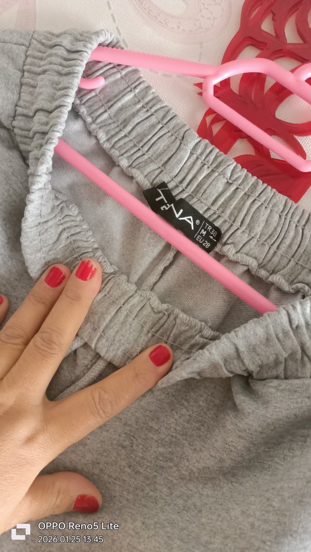 Gri Baskılı Rahat Kesim Erkek Eşofman - Görsel 3