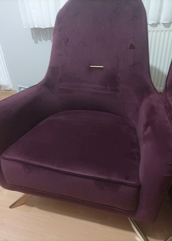 Bordo Modern Klasik Koltuk Kılıfı - Görsel 3