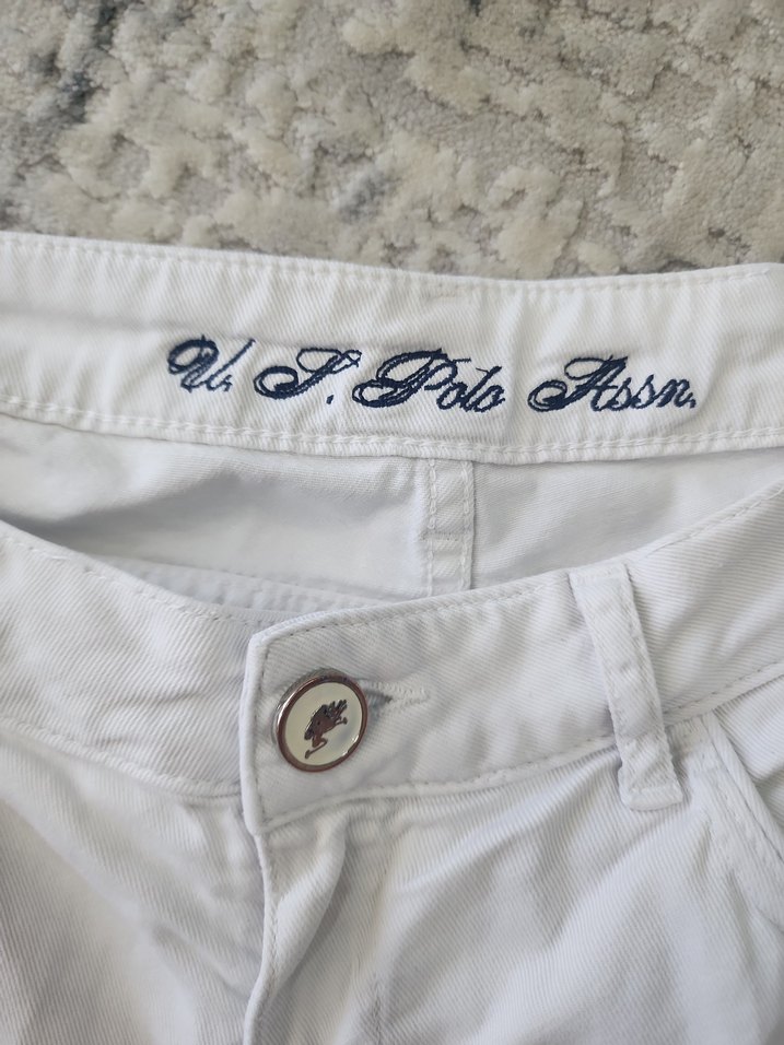 us polo beyaz pantolon - Görsel 2